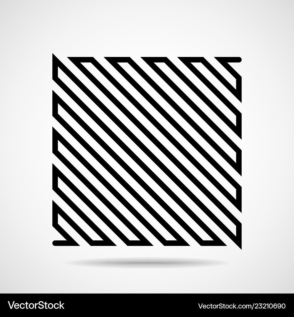 Abstract square of line design element Abstract square of line design element Vector Image