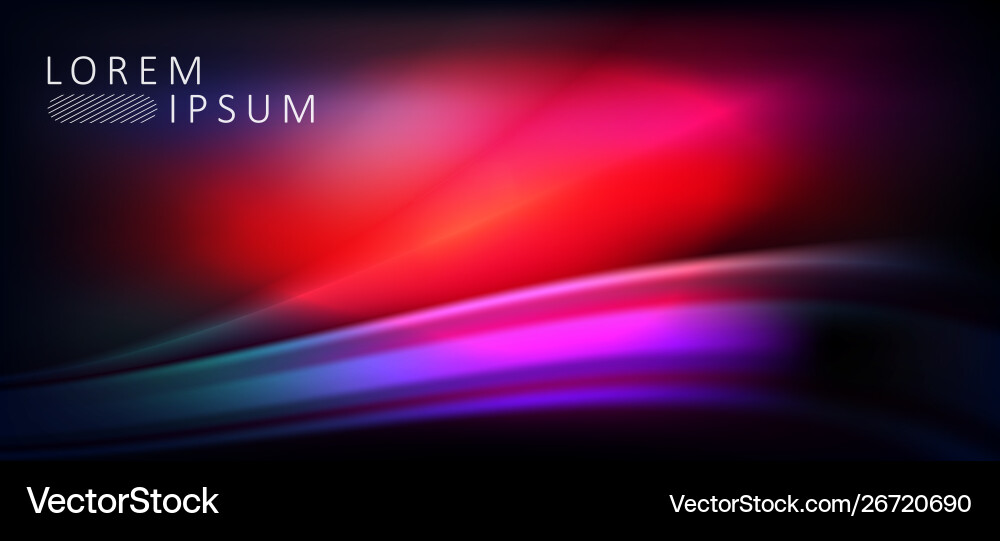 Dark red abstract background with smooth light vector image