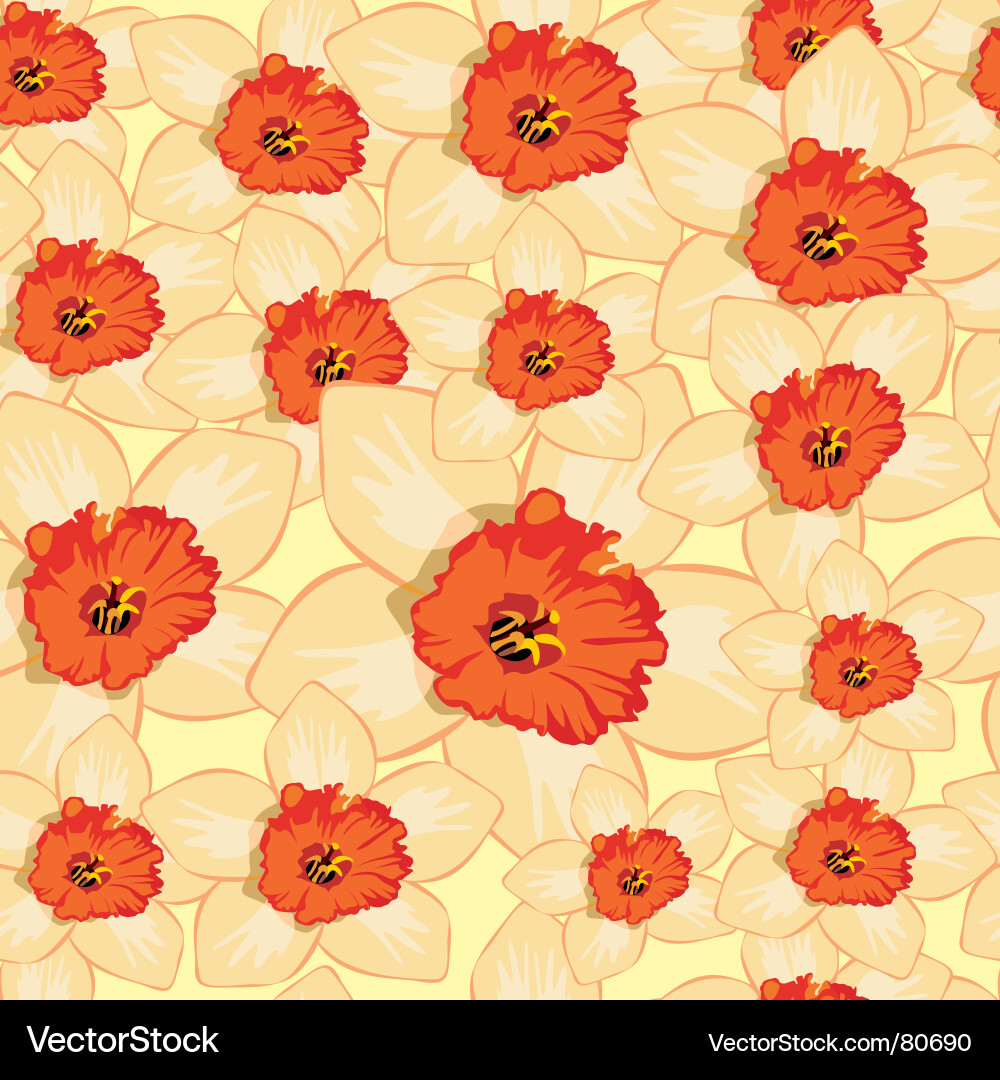 Delicate Floral Seamless Pattern vector image