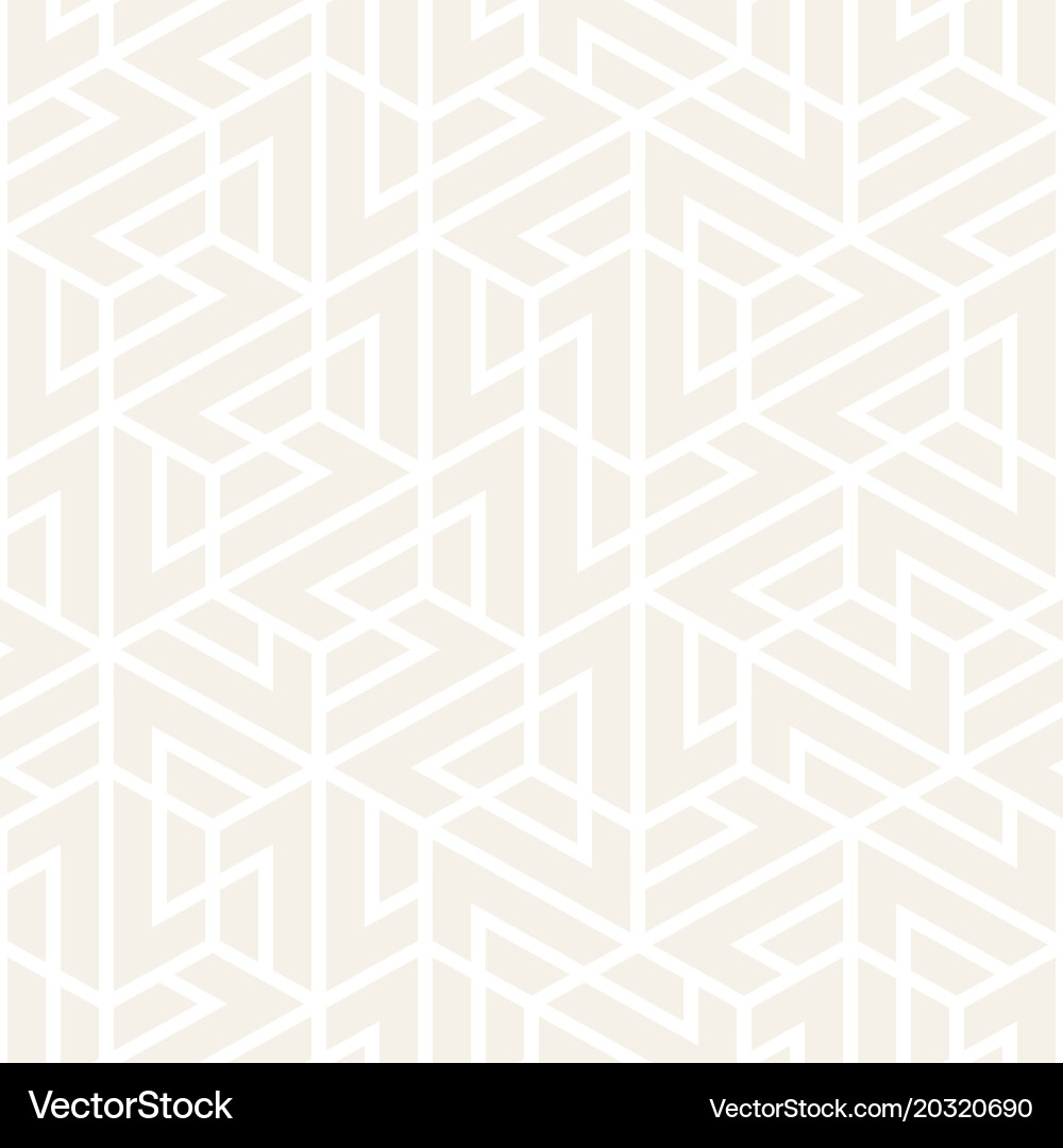 Subtle Hexagonal Stripe Pattern Vector Image