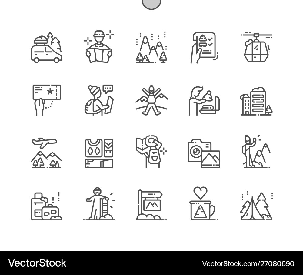 Winter travelling well-crafted pixel Winter travelling well-crafted pixel vector image