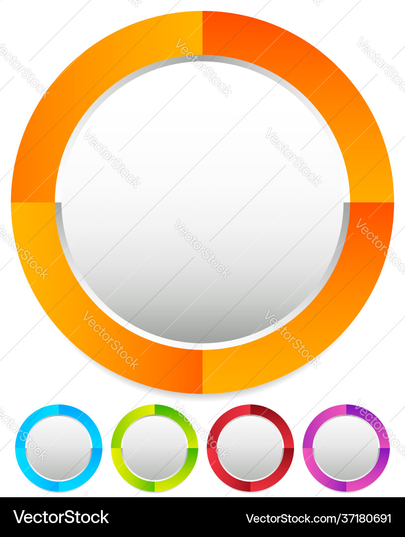Button badge label and tag banner icon empty Vector Image