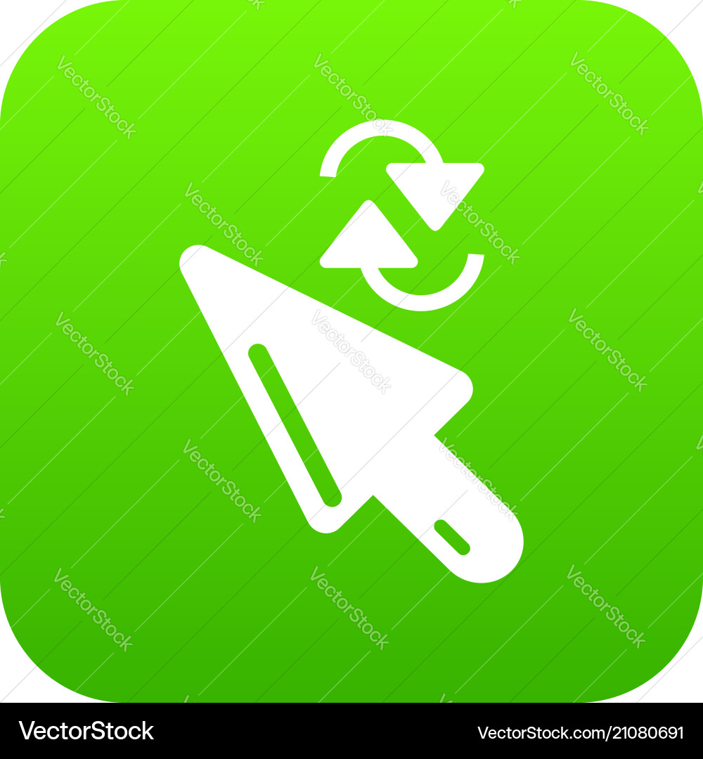 Cursor element icon simple black style Vector Image