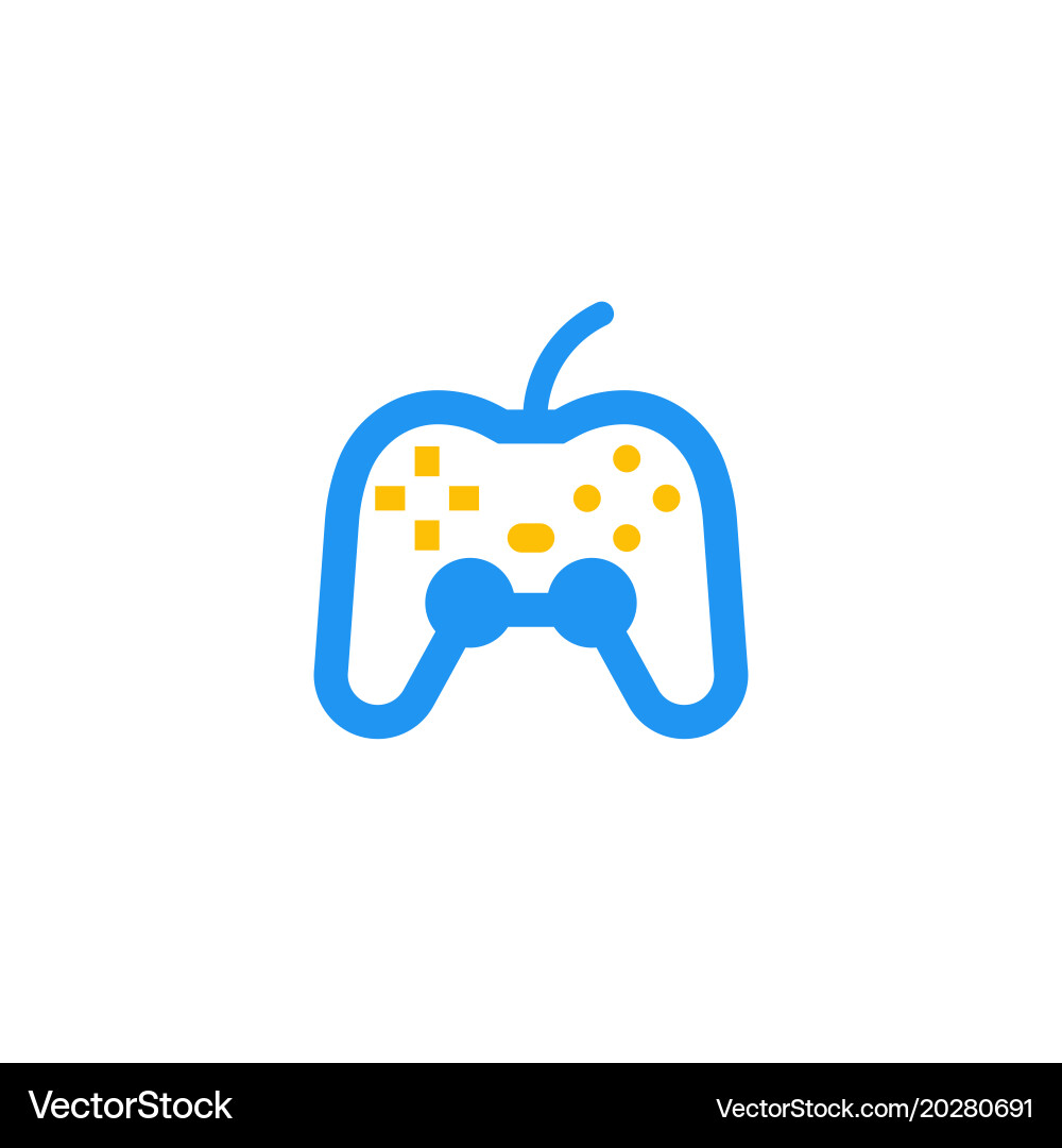 Gamepad game controller icon vector image