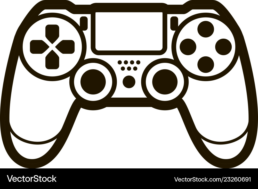 Joystick Icon - Video Game Controller vector image