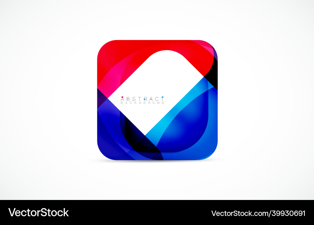Minimal background abstract square shape Minimal background abstract square shape vector image