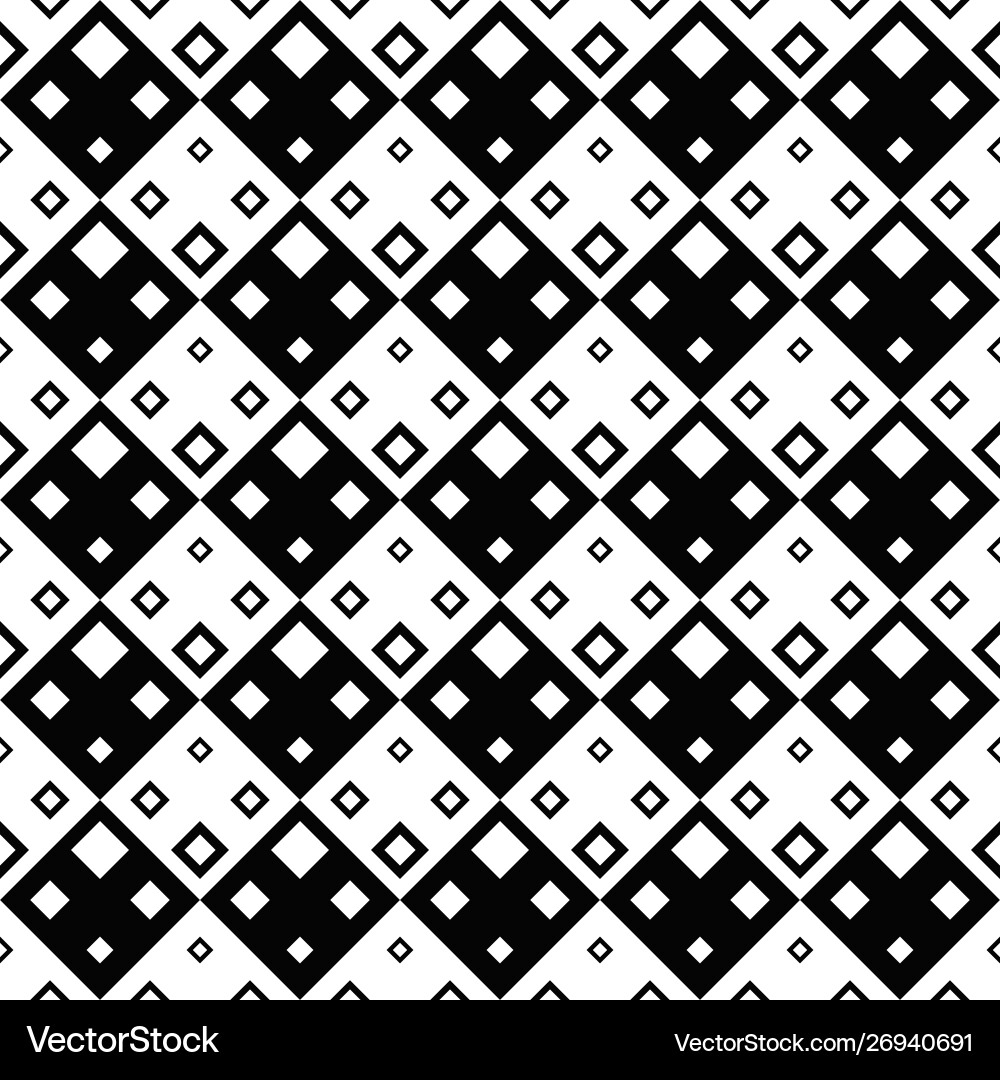 Seamless abstract diagonal square pattern vector image