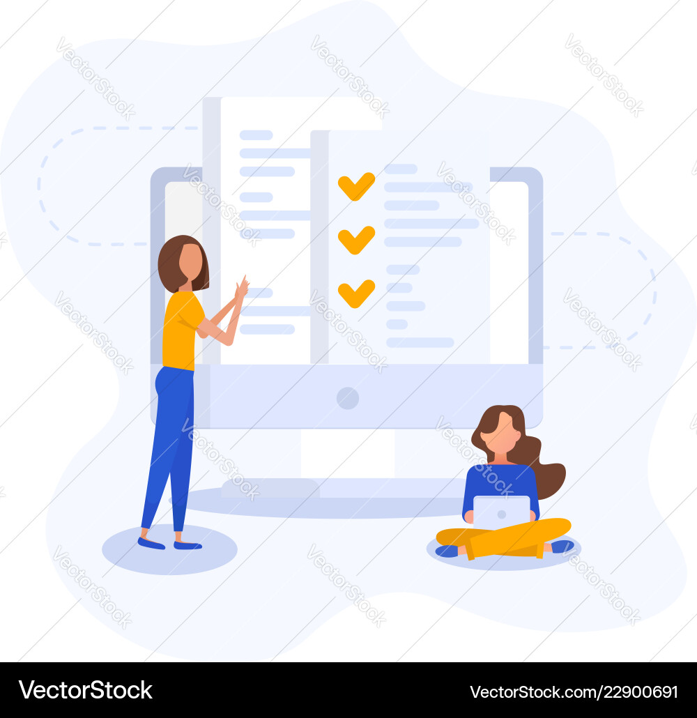 Software development and programming program code vector image