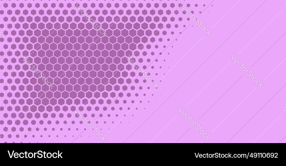Geometric abstract hexagon two color background Vector Image