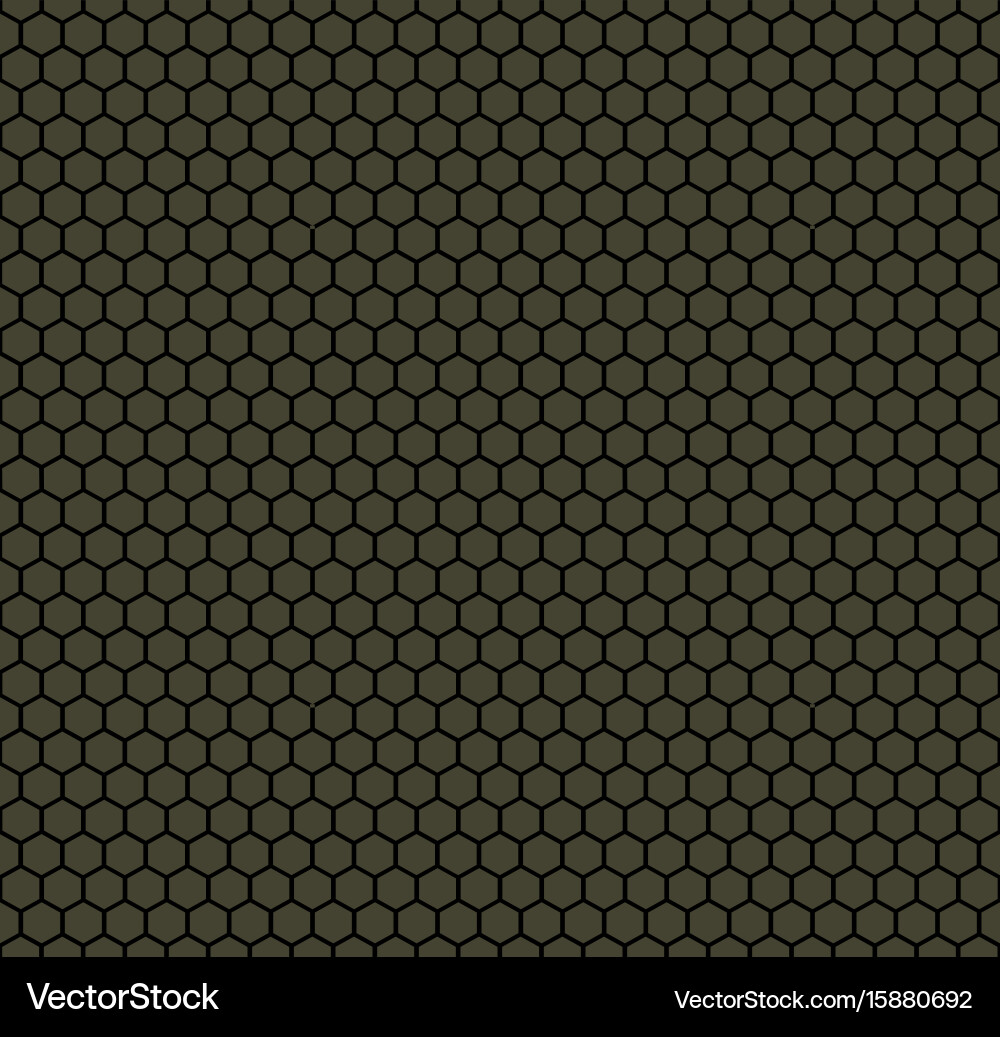Grey Hexagonal Pattern Background Vector Image