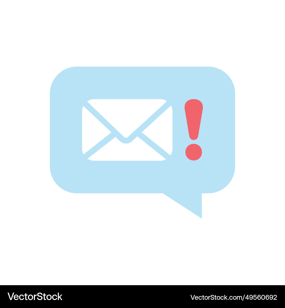 Message icon mail envelope sms design Message icon mail envelope sms design Vector Image