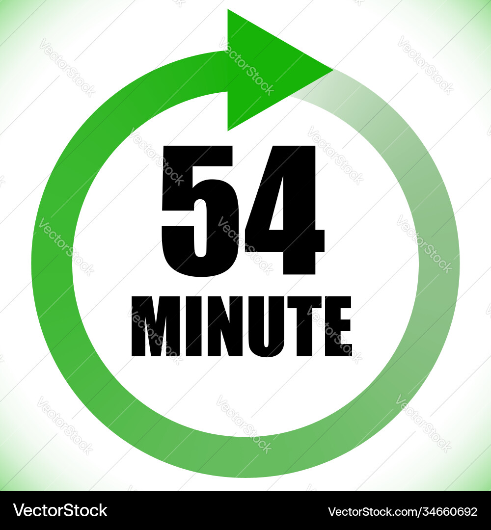 Numbers numerals dial time duration and schedule Vector Image