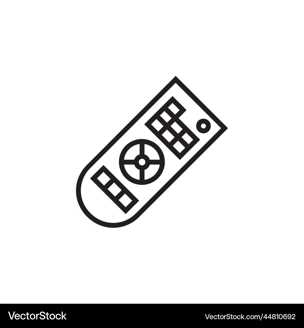 Remote control icon computer component Remote control icon computer component vector image
