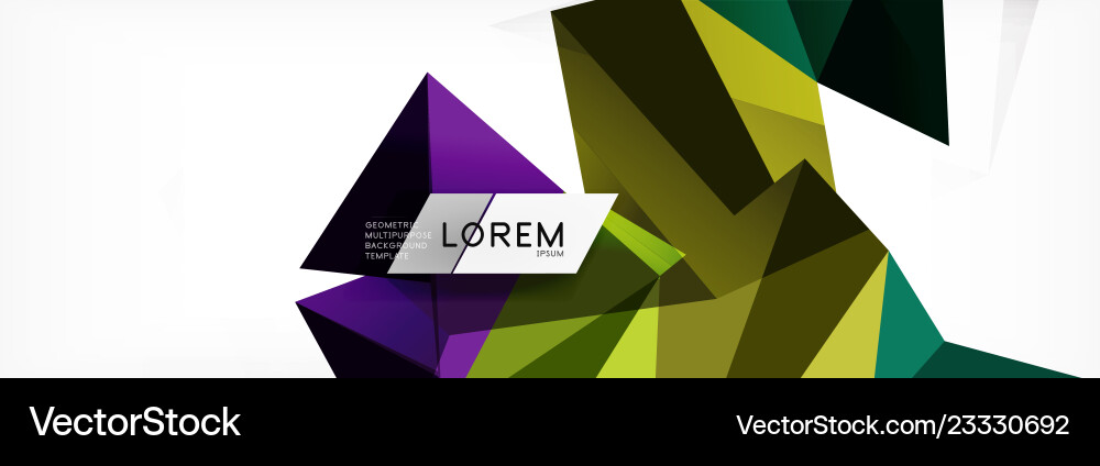 Science background abstract triangle pattern Science background abstract triangle pattern vector image