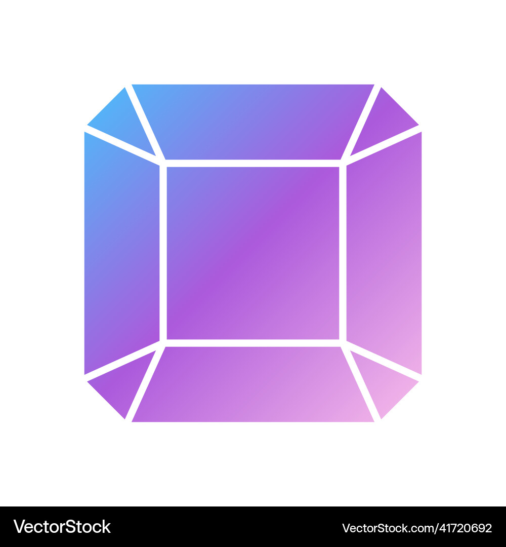 Simple icon gem element for your design Simple icon gem element for your design Vector Image