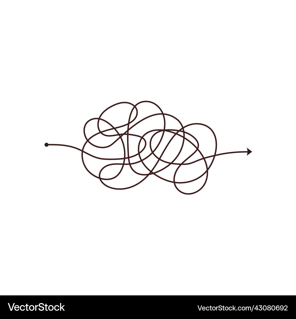 Simple line and complex easy way scribble doodle Simple line and complex easy way scribble doodle vector image