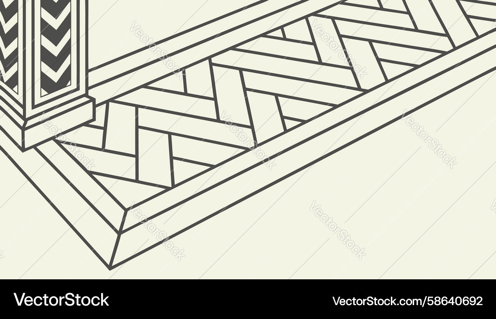 Zigzag Chevron Pattern Vector Image