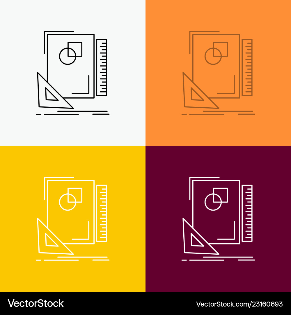 Design layout page sketch sketching icon over Design layout page sketch sketching icon over vector image