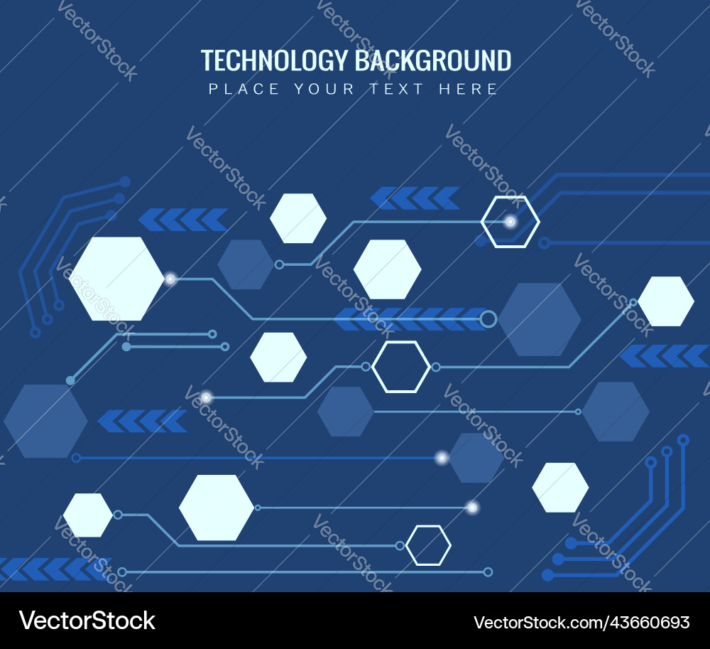 Geometric hexagon line and dot patternwhite vector image