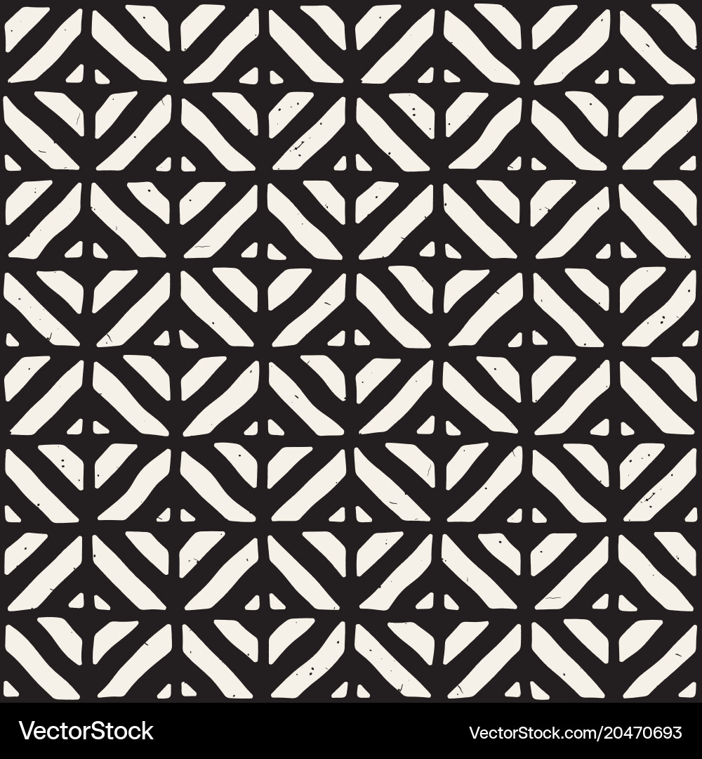 Hand drawn seamless repeating pattern with lines Vector Image