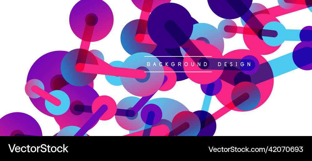Network concept abstract background dots Vector Image