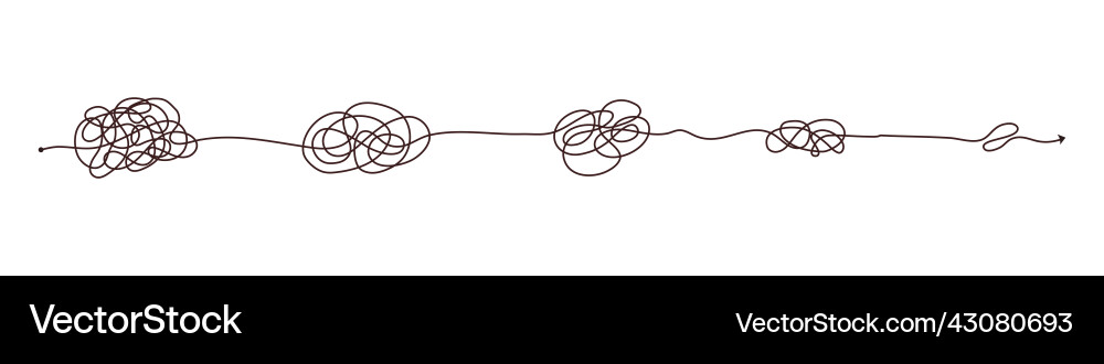 Simple line and complex easy way scribble doodle Simple line and complex easy way scribble doodle vector image