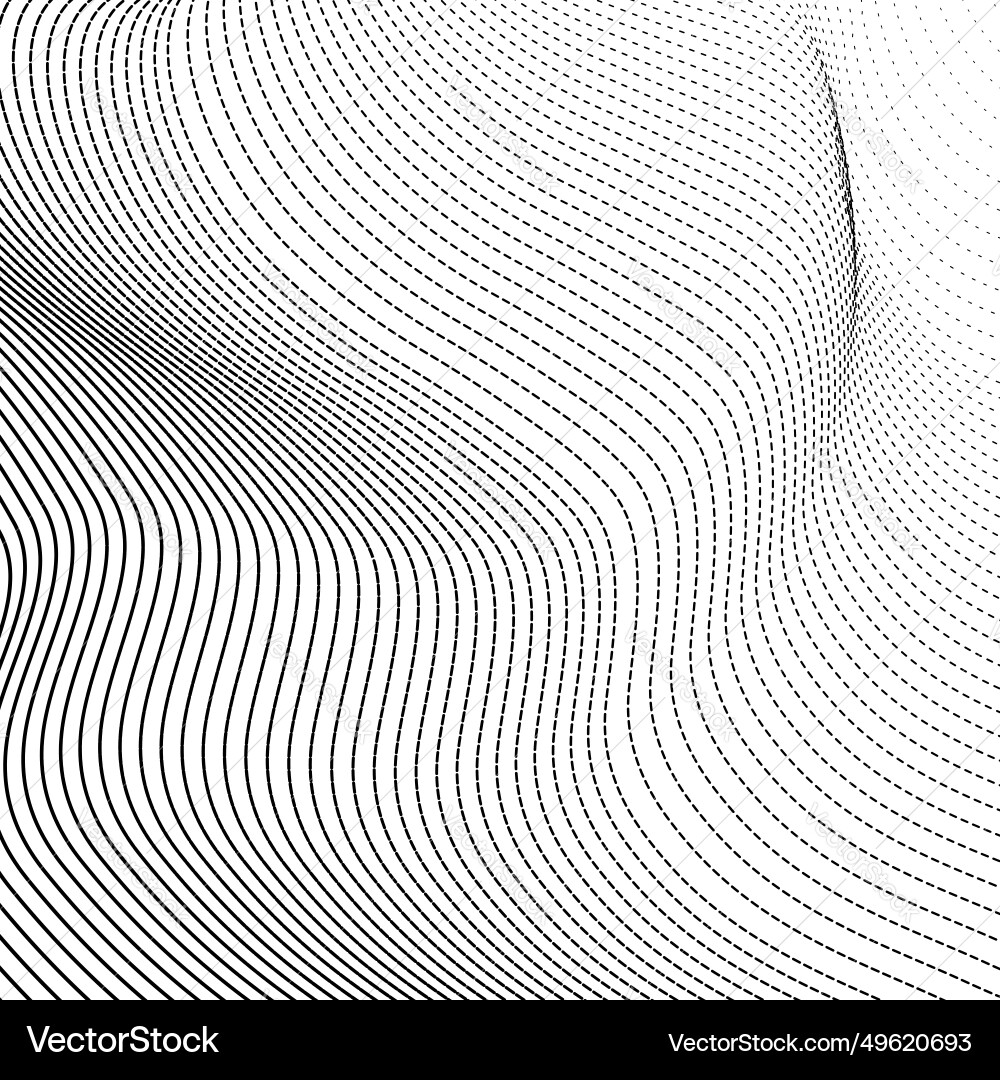 Striped texture curve lines background dynamic Striped texture curve lines background dynamic vector image