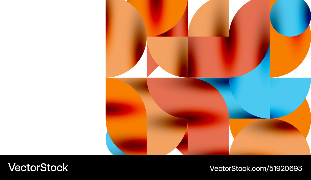 Tech minimal circular shapes geometric art Tech minimal circular shapes geometric art vector image