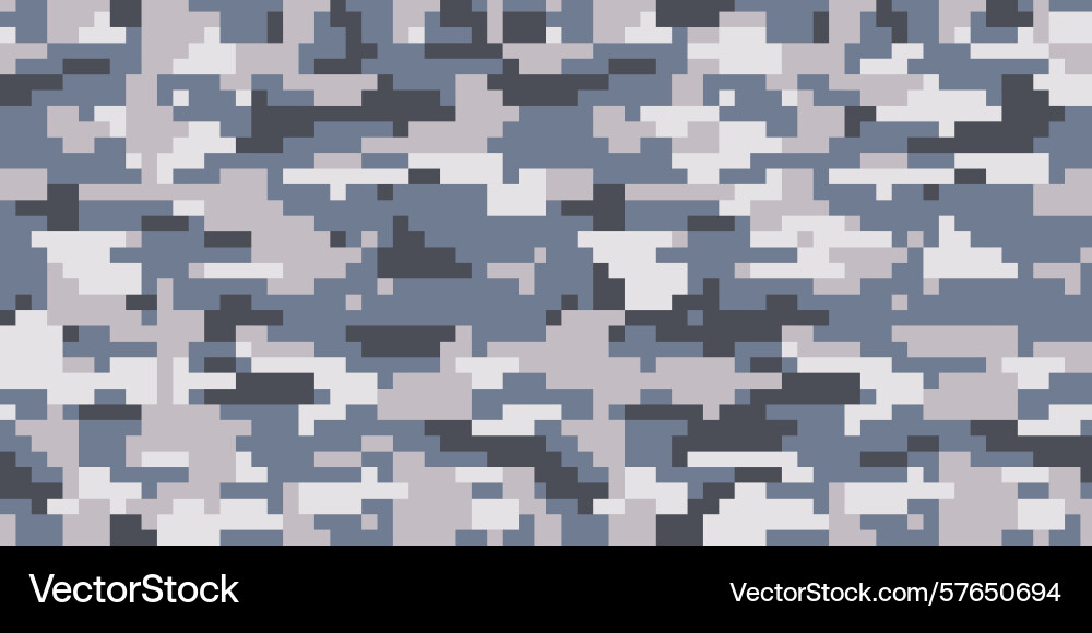 Digital camo seamless texture camouflage pattern Vector Image
