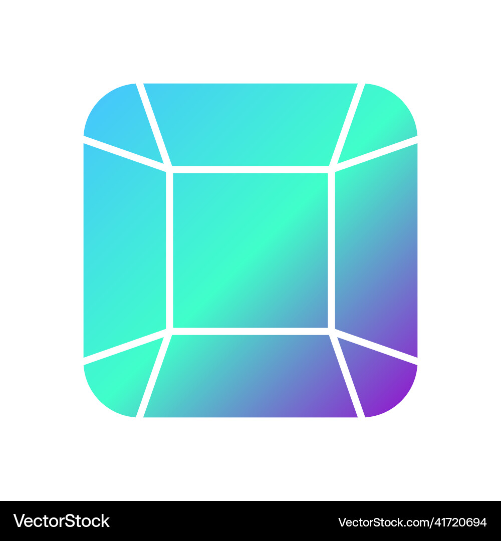 Simple icon gem element for your design Simple icon gem element for your design Vector Image