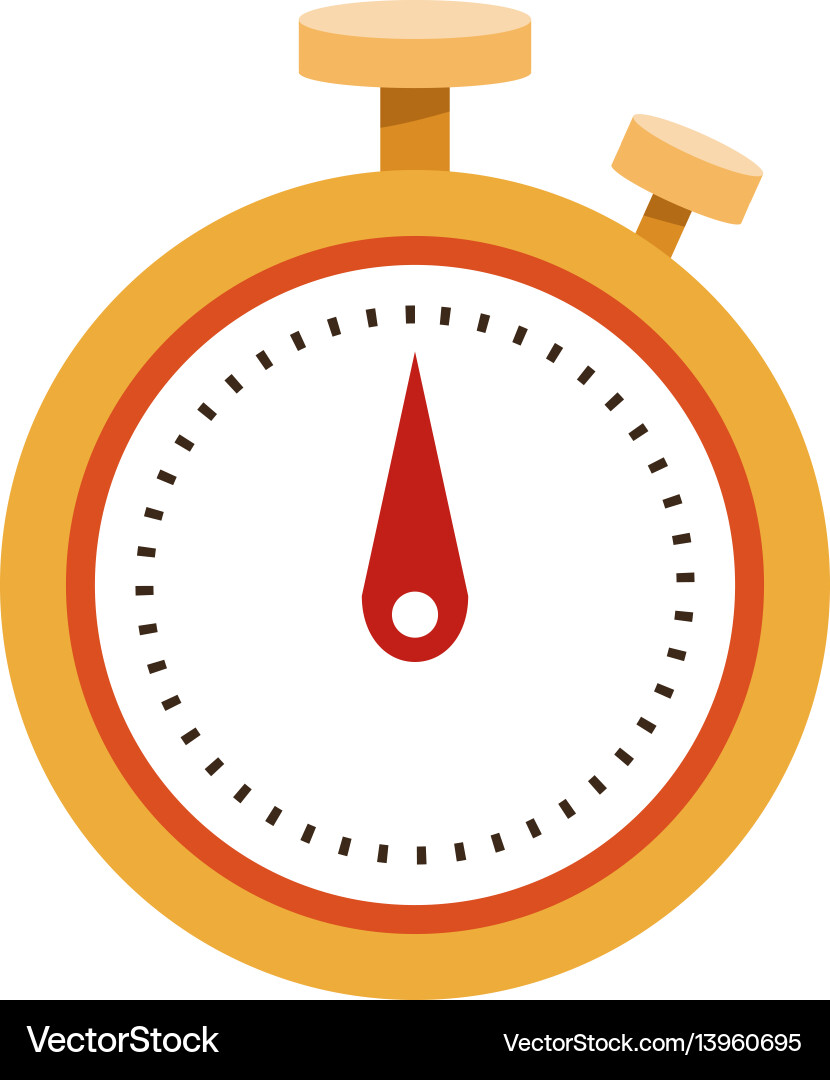 Chronometer device icon vector image