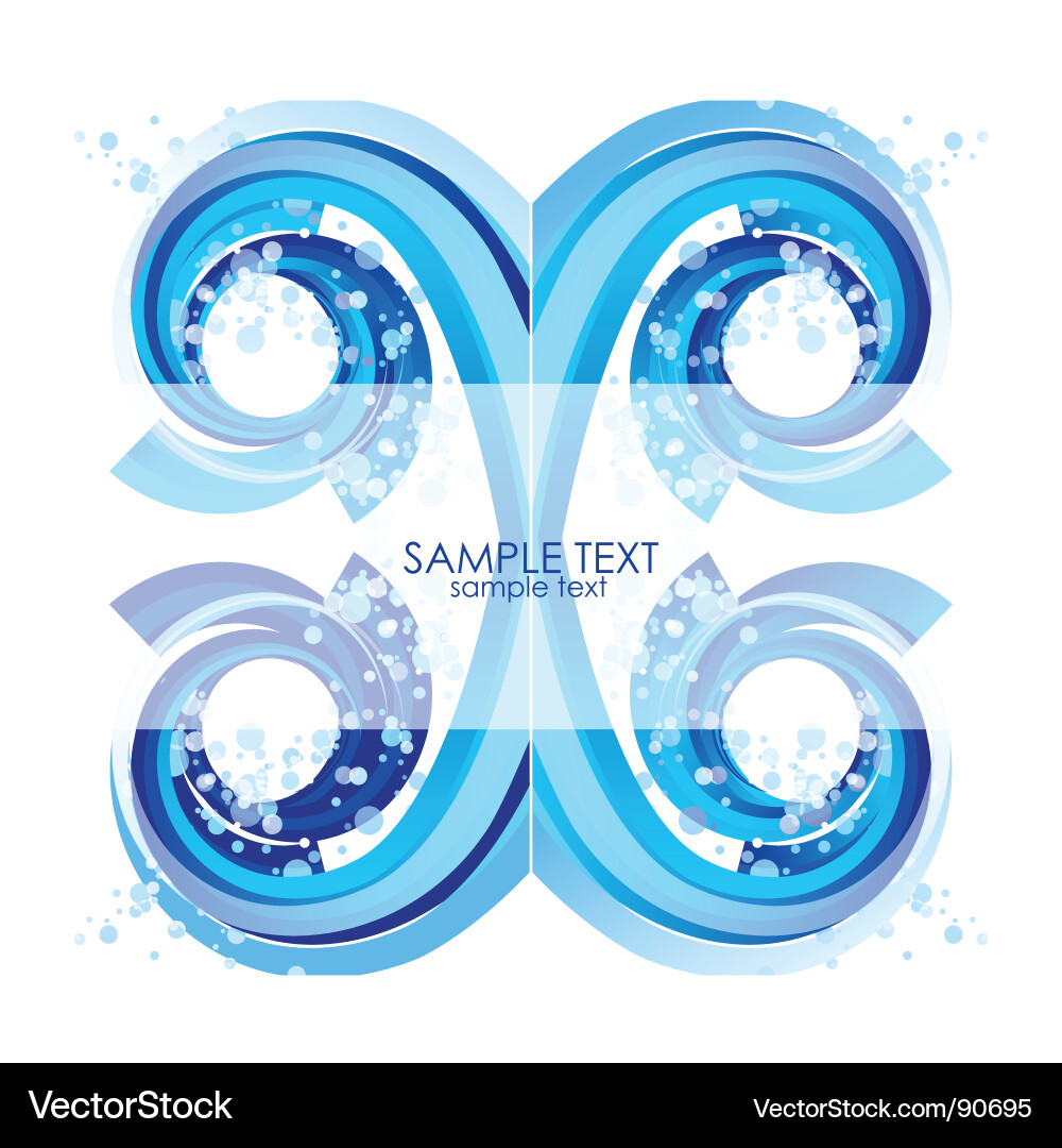 Dynamic Swirls Abstract Background vector image