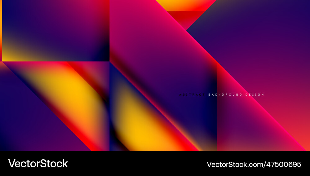 Dynamic triangle design with fluid gradient colors Dynamic triangle design with fluid gradient colors Vector Image