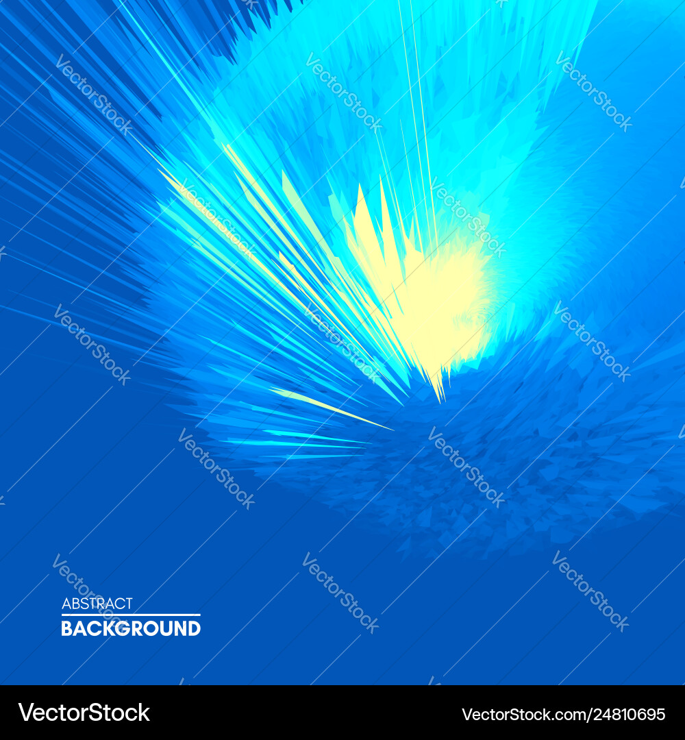 Exploding Rays Abstract Background Vector Image
