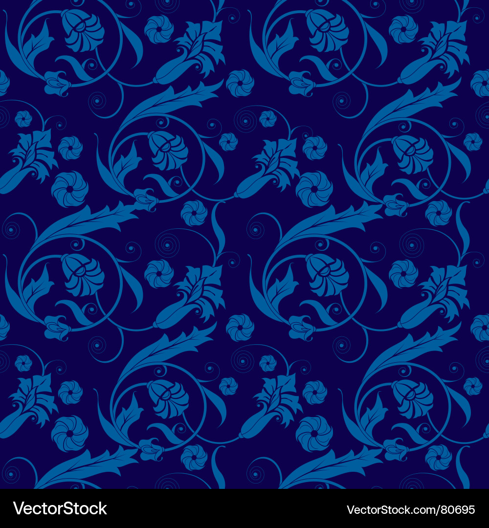 Floral Seamless Pattern Vector Image