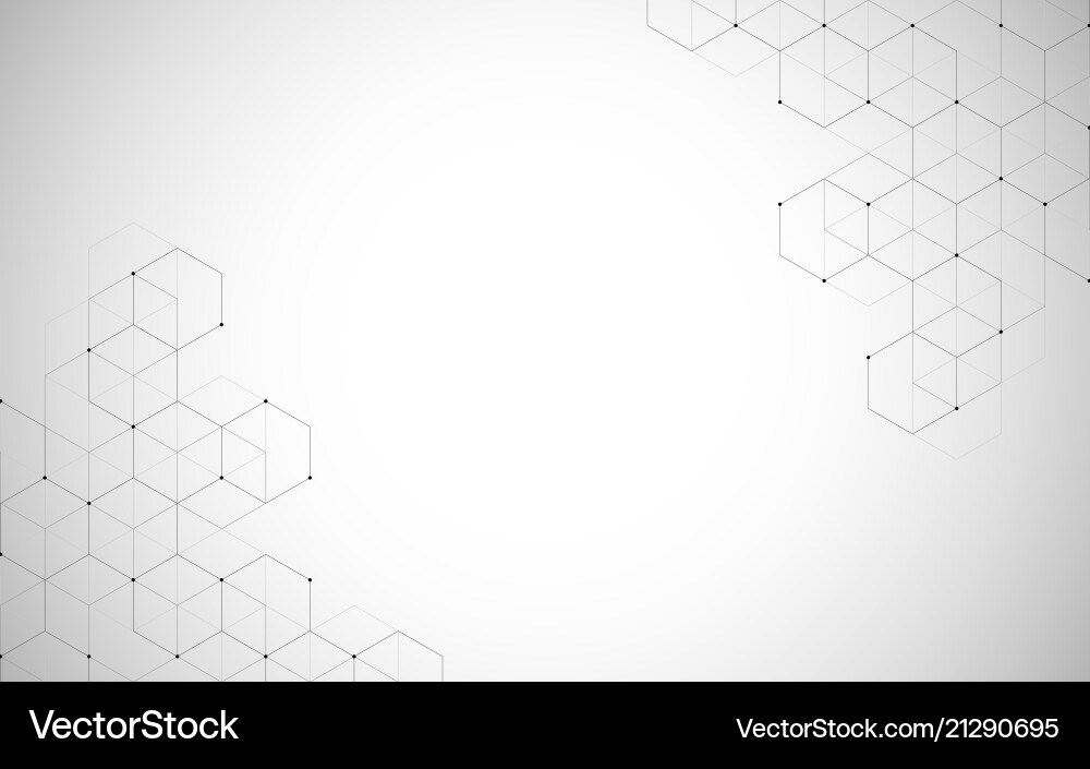 Geometric Hexagon Pattern vector image