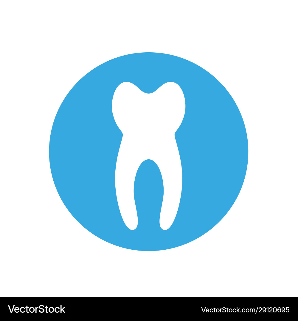 Isolated tooth Vector Image
