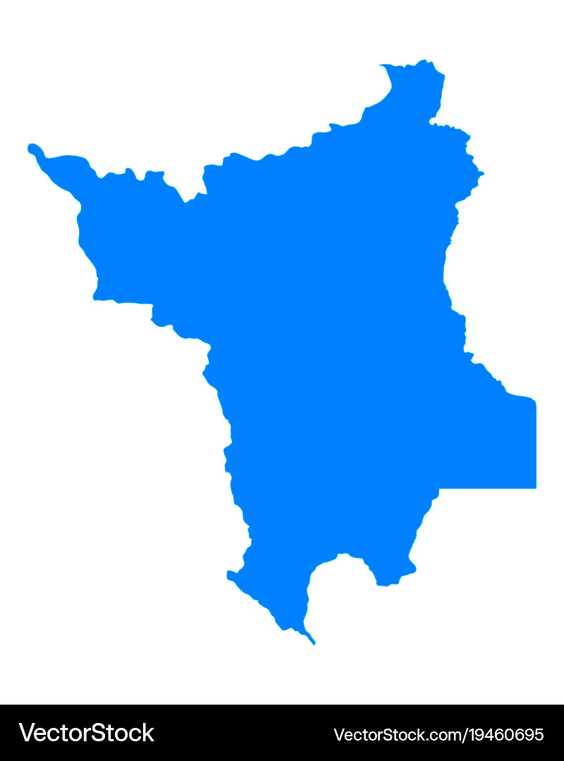 Map of roraima vector image