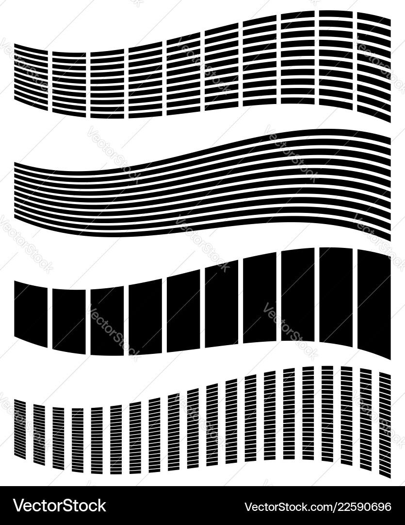 Warped distorted rectangles vertical horizontal Warped distorted rectangles vertical horizontal Vector Image