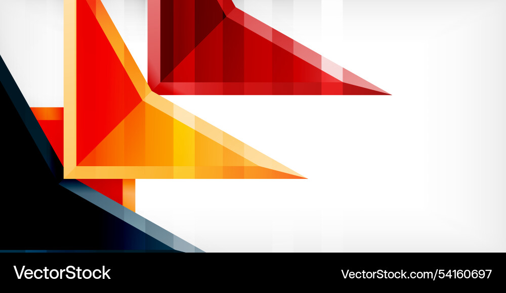 Abstract background color triangles and arrows Abstract background color triangles and arrows Vector Image