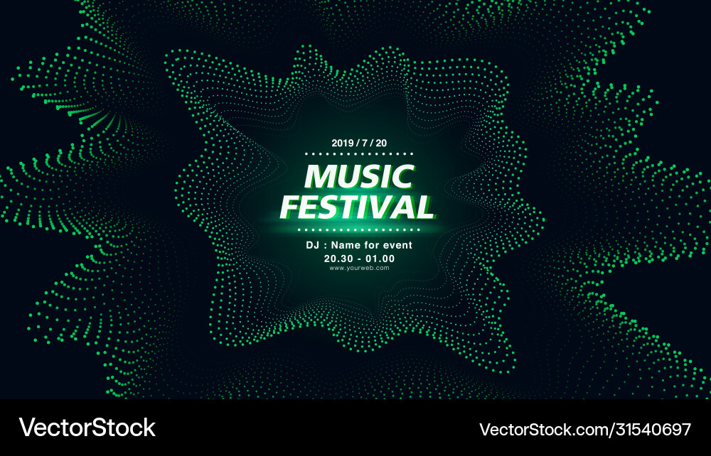 Abstract background with particles in green theme Abstract background with particles in green theme vector image