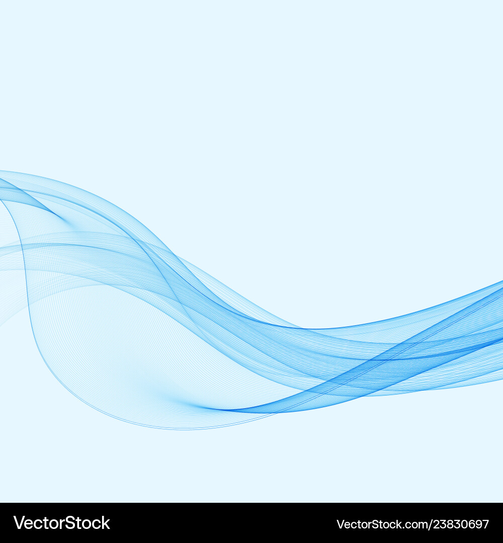 Abstract Color Wave Flow vector image