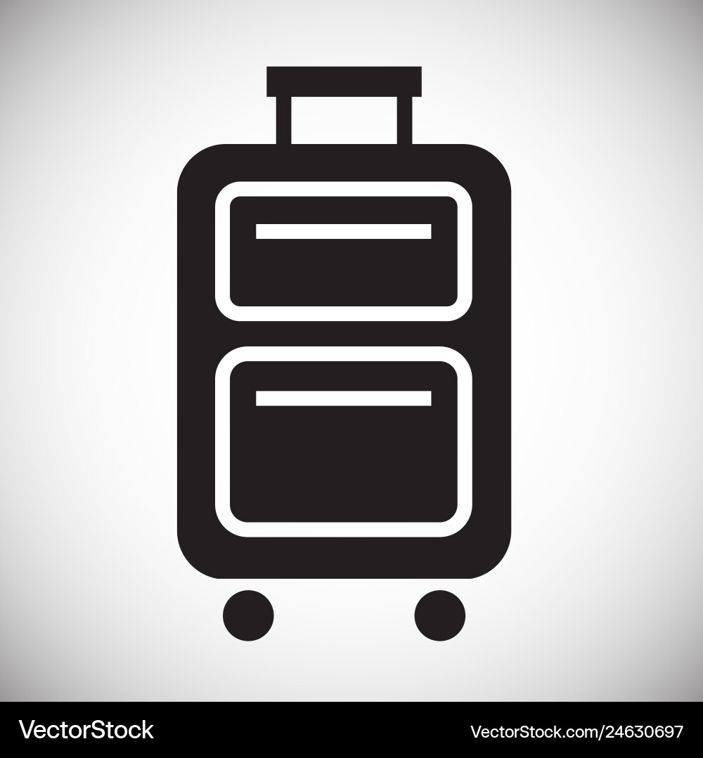 Case icon on background for graphic and web design Case icon on background for graphic and web design vector image