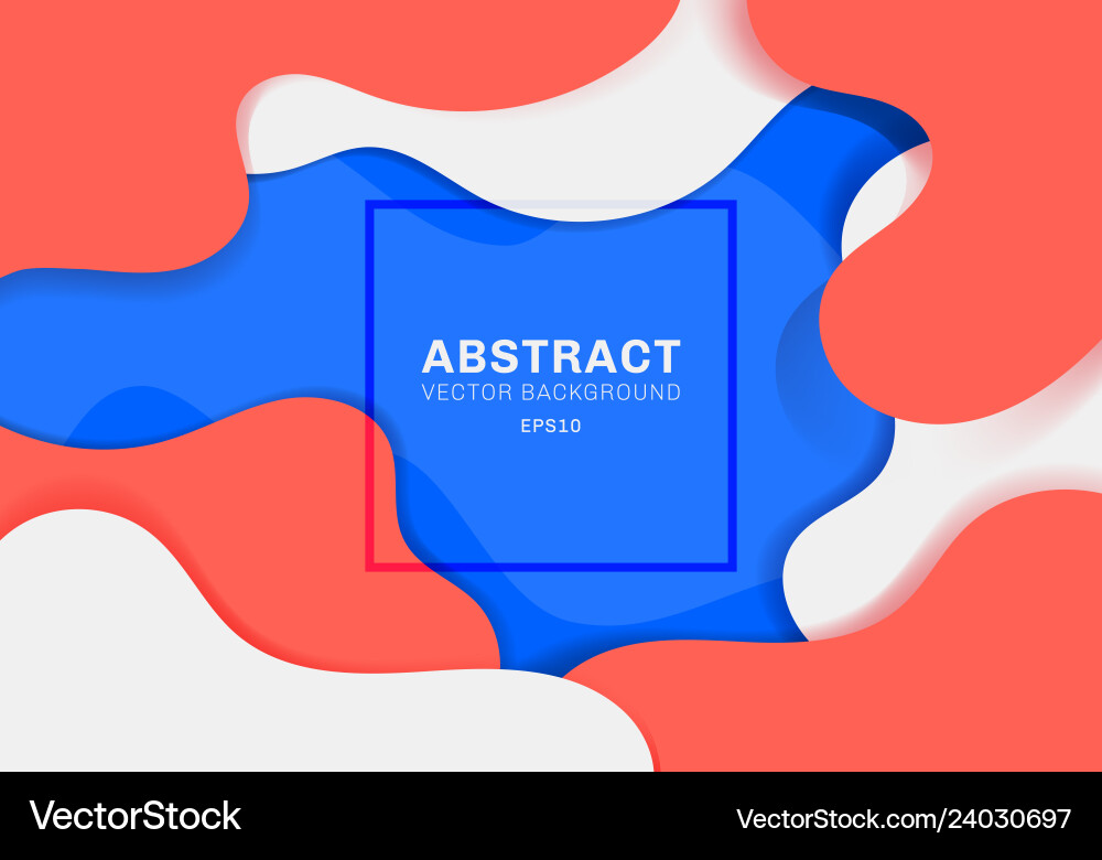 Dynamic Fluid Shapes - Abstract Background vector image