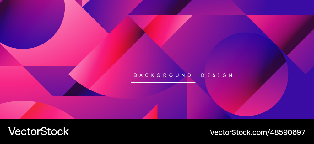 Simple geometric forms - dynamic Vector Image