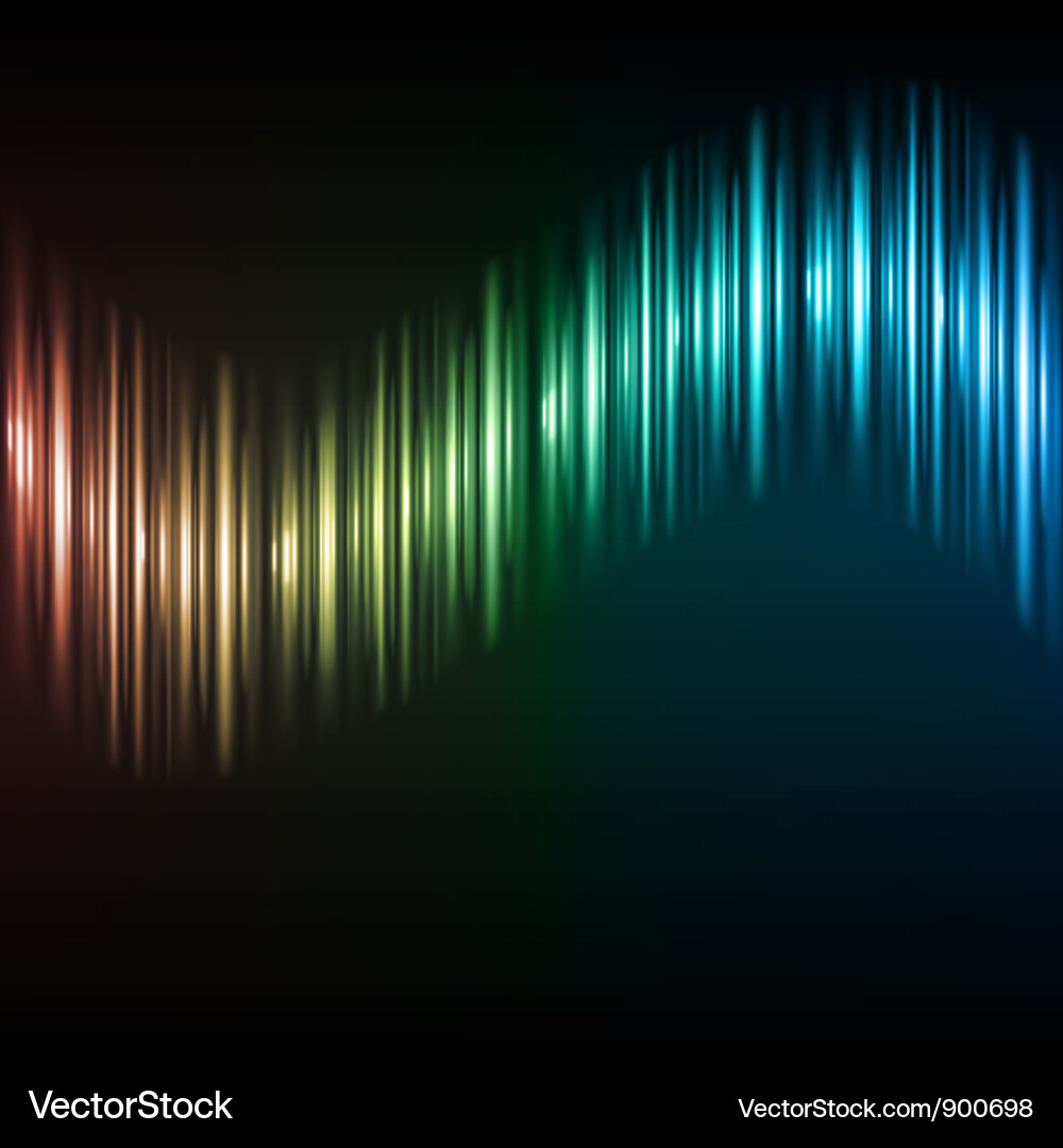 Abstract waveform background vector image