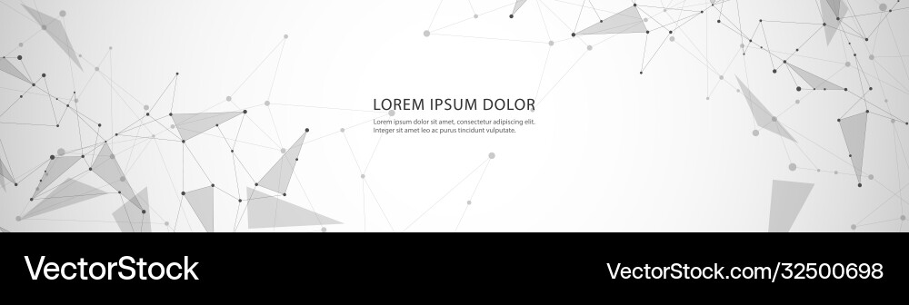 Banner design global connection with lines Banner design global connection with lines Vector Image