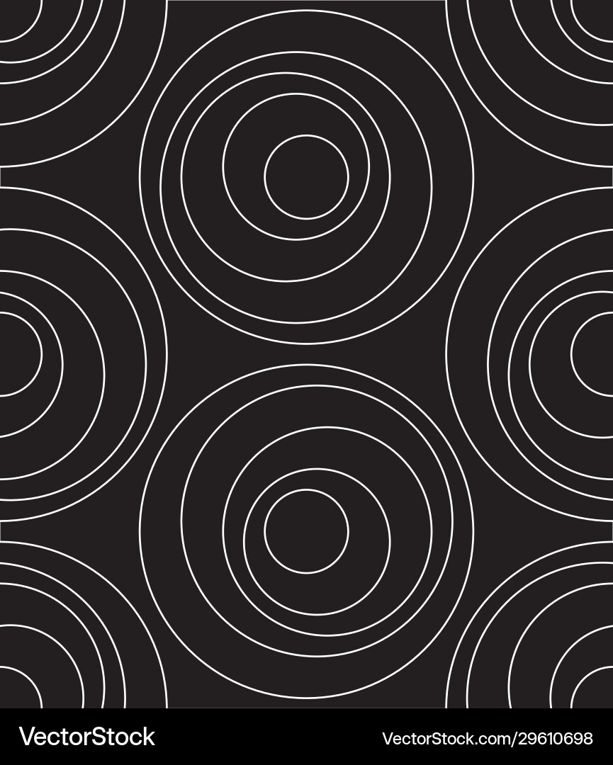 Concentric Circles Pattern vector image