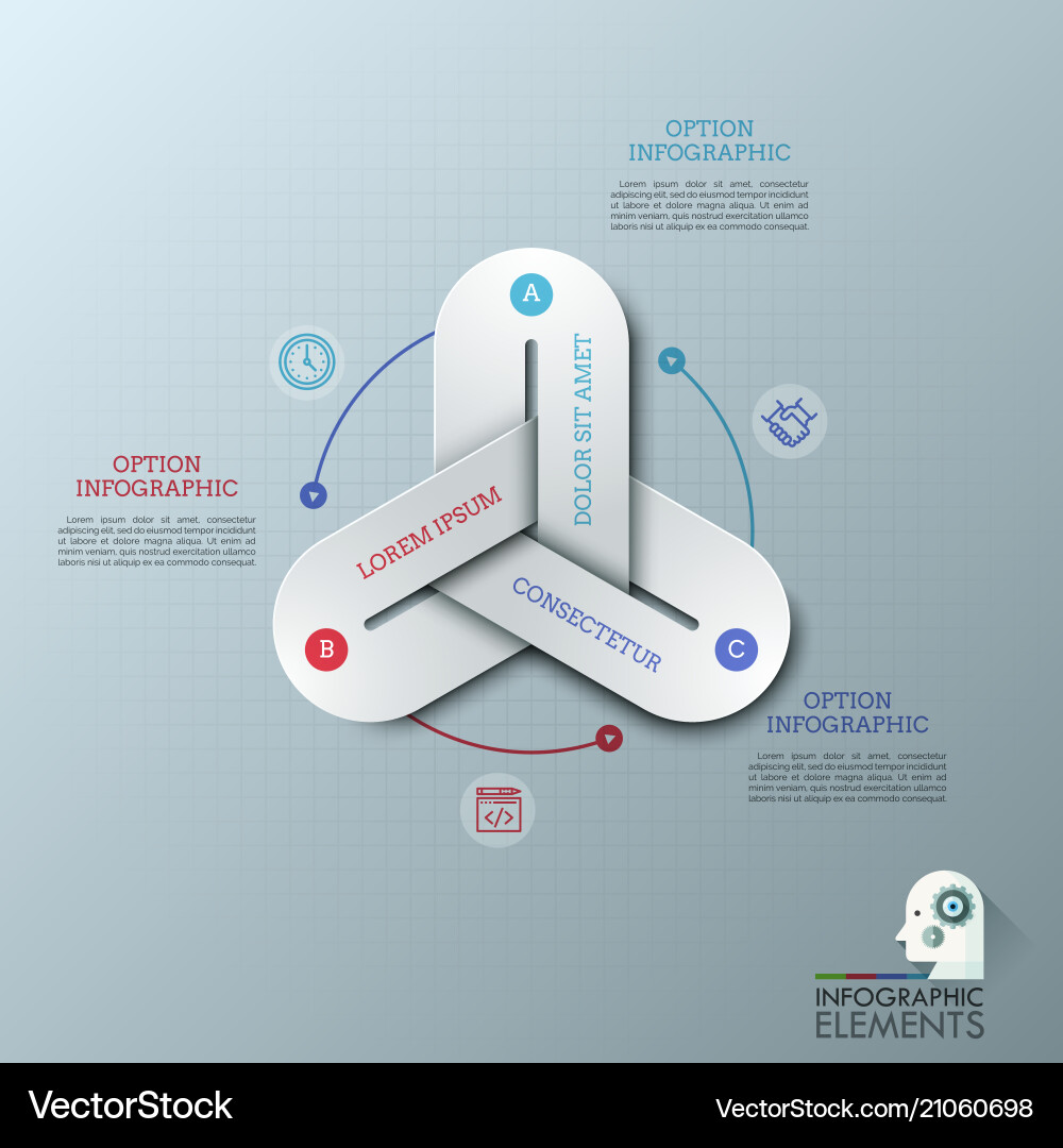 Interconnected Business Concepts Vector Image