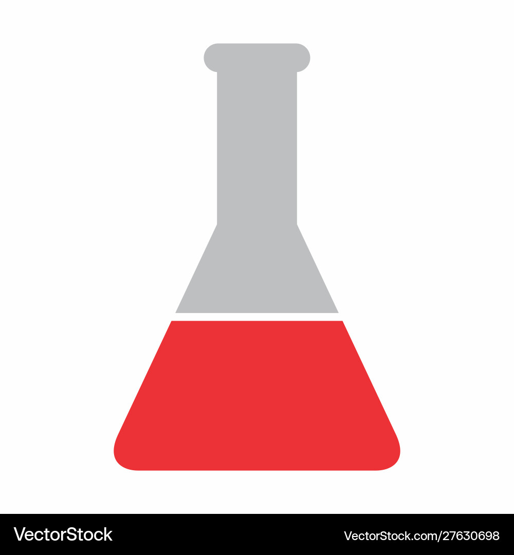 Lab flask icon Vector Image